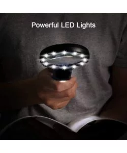 LENTE INGRANDIMENTO CON  12 LED